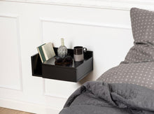 Load image into Gallery viewer, Ashlan Wooden Bedside Wall Mount Table In Oak, Black Or White
