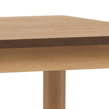 Load image into Gallery viewer, Barlow Bar Table Brown Oiled Oak With Footrest Modern Kitchen Dining 120x60x105 cm
