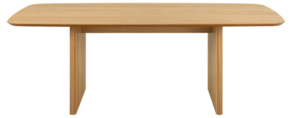 Christo Lamella Rectangular Oak Dining Table Spacious 220cm x 105cm Top