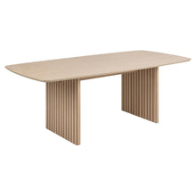Load image into Gallery viewer, Christo Lamella Rectangular White Oak Dining Table Spacious 220cm x 105cm Top
