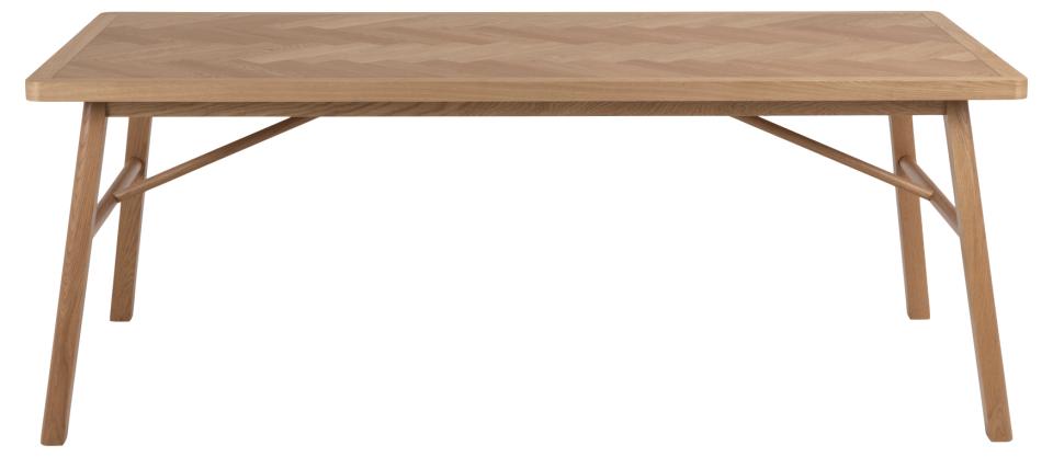 Galway Oak Herringbone Large Rectangle Dining Table 200x100x75cm