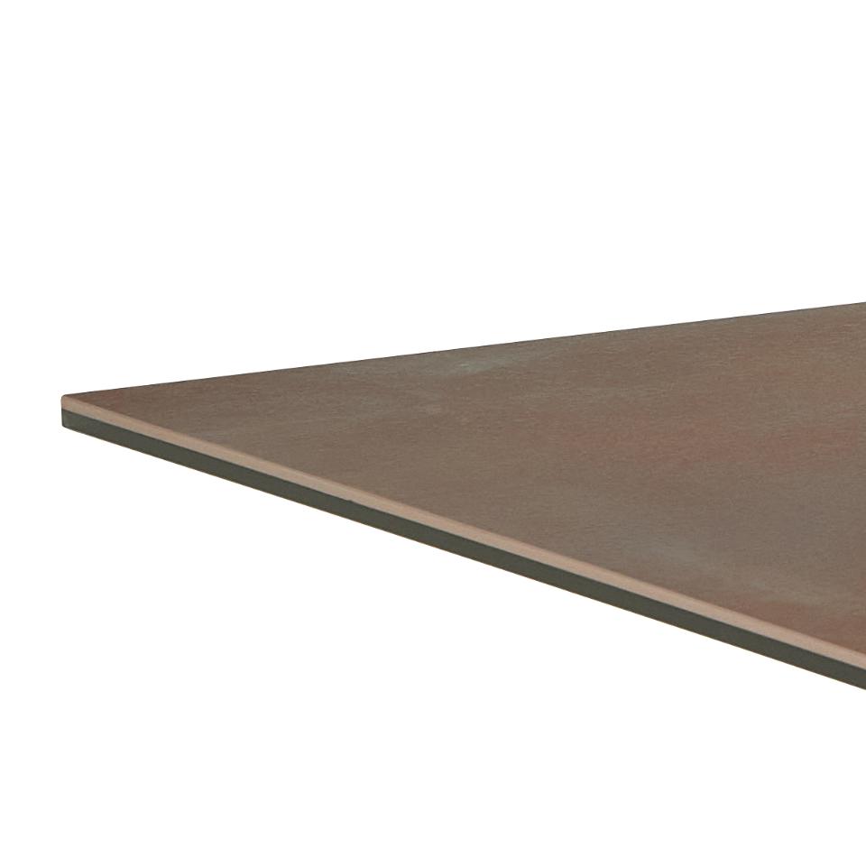 corner of a heaven duning table on a white background