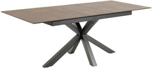 Load image into Gallery viewer, Heaven Large Extendable Brown Dining Table Spacious 168 to 210 cm Length
