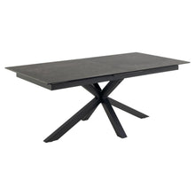 Load image into Gallery viewer, Heaven Large Extending Black Dining Table Spacious 200 to 240 cm Length
