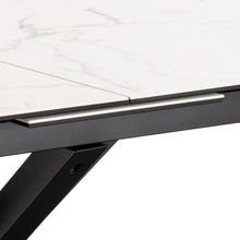 Load image into Gallery viewer, Heaven Large Extending White Dining Table Spacious Ceramic 8/10 Seats 200/240 x 100 cm
