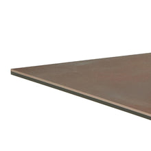 Load image into Gallery viewer, Heaven Rectangle Dining Table 135cm In Brown Ceramic With Black Metal Base
