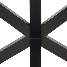 Load image into Gallery viewer, Heaven Rectangle Dining Table 135cm In Brown Ceramic With Black Metal Base
