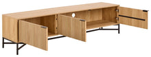 Load image into Gallery viewer, Jaipur Large TV Unit With 3 Lamella  Doors 176x40x45cm
