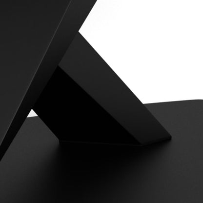 Morella Oval Extending Dining Table in Black Ceramic 160 To 240cm