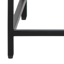 Load image into Gallery viewer, Newcastle Console Table Shelf Storage Unit In Black 100x35x79cm
