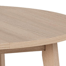 Load image into Gallery viewer, A-Line Extending Round Dining Table In White Oak 120 To 220cm
