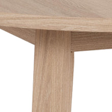 Load image into Gallery viewer, A-Line Extending Round Dining Table In White Oak 120 To 220cm
