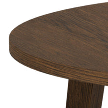 Load image into Gallery viewer, A-Line Round Dining Table In Brown Oak Spacious 120cm

