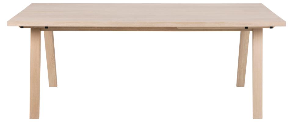 A-Line Rectangle Dining Table In White Oak Spacious 200cm