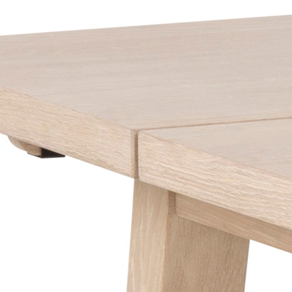 A-Line Rectangle Dining Table In White Oak Spacious 200cm