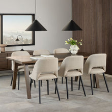 Load image into Gallery viewer, A-Line Extending Large Dining Table In Brown Oak Spacious 210cm To 310cm
