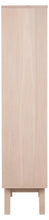 Load image into Gallery viewer, Tall wooden cabinet with a light finish on a white background
