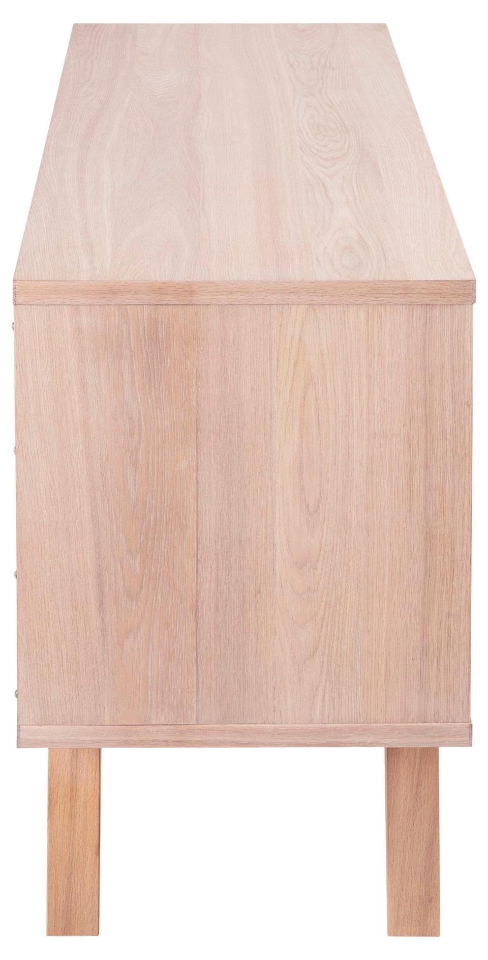 A-Line Buffet Sideboard Cabinet In White Oak With 4 Drawers And 1 Shelf 160x45x72cm