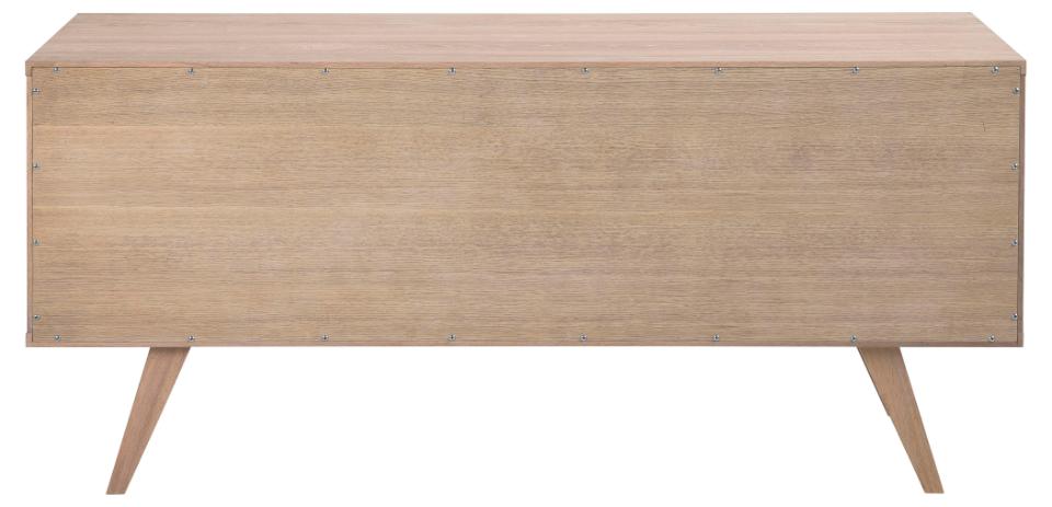A-Line Buffet Sideboard Cabinet In White Oak With 4 Drawers And 1 Shelf 160x45x72cm