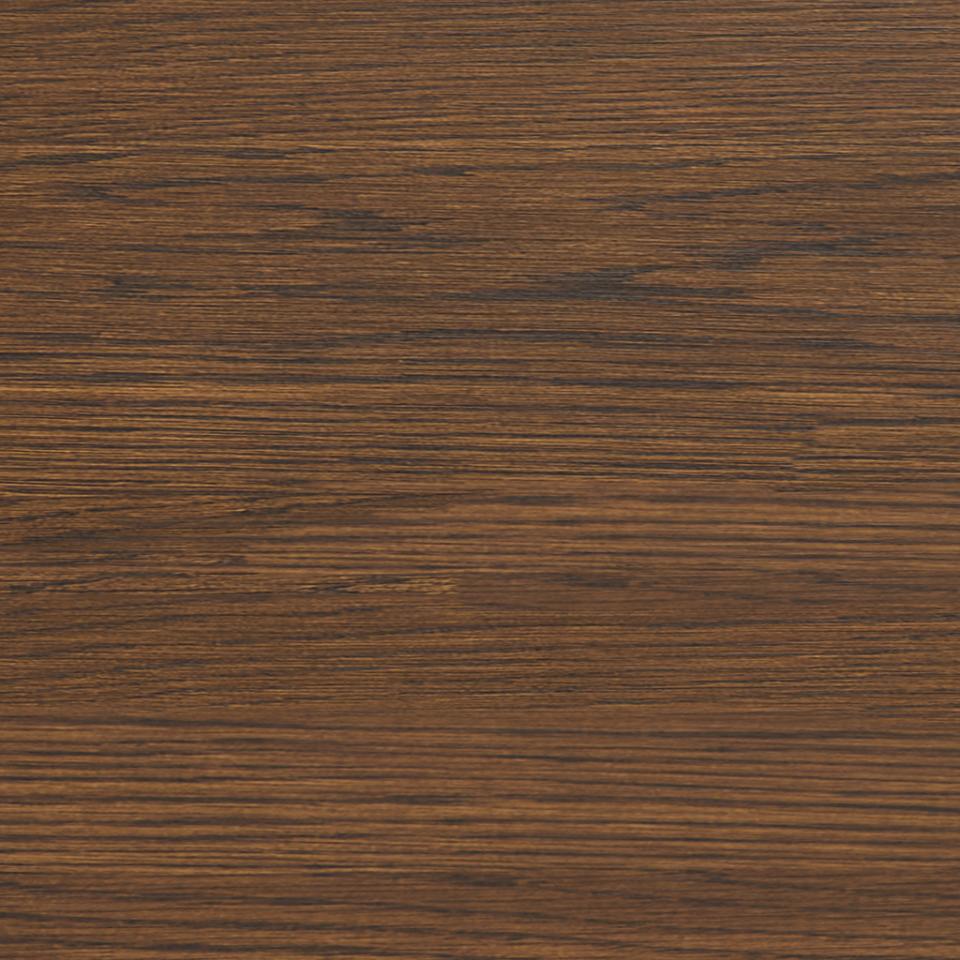 A close-up of a dark brown wood grain texture with visible horizontal lines and natural tonal variation.