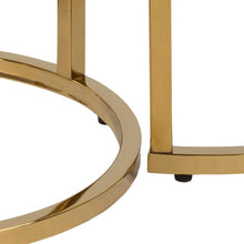 Load image into Gallery viewer, Close-up of a gold metal frame on a white background
