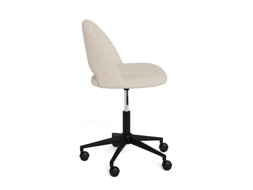 Allan Fabric Office Desk Chair With Brake Castors, Gas lift And Swivel