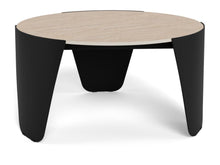 Load image into Gallery viewer, Altea Coffee Table With Ceramic Travertine Top And Steel Base Spacious 80cm
