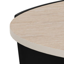 Load image into Gallery viewer, Altea Coffee Table With Ceramic Travertine Top And Steel Base Spacious 80cm

