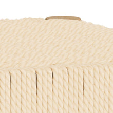 Load image into Gallery viewer, Alvin Stool With Weaved Rope Paper Plaits And Lacquered Pine Wood
