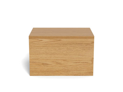 Ashlan Wooden Bedside Wall Table In Oak, Black, White Or Grey