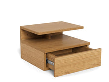 Load image into Gallery viewer, Ashlan Wooden Bedside Wall Table In Oak, Black, White Or Grey
