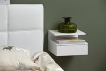 Load image into Gallery viewer, Ashlan Wooden Bedside Wall Table In Oak, Black, White Or Grey
