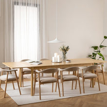 Load image into Gallery viewer, Atlantic Extending Oak Rectangle Dining Table 8-10 Seat 200/300 x 100cm
