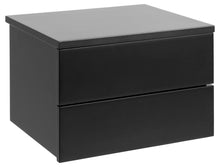 Load image into Gallery viewer, Avignon 2 Drawer Wooden Bedside Wall Table In Black Or White
