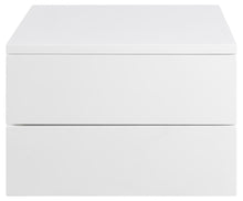 Load image into Gallery viewer, Avignon 2 Drawer Wooden Bedside Wall Table In Black Or White
