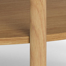Load image into Gallery viewer, Banbury Round Oak Coffee Table Spacious 80cm With Shelf

