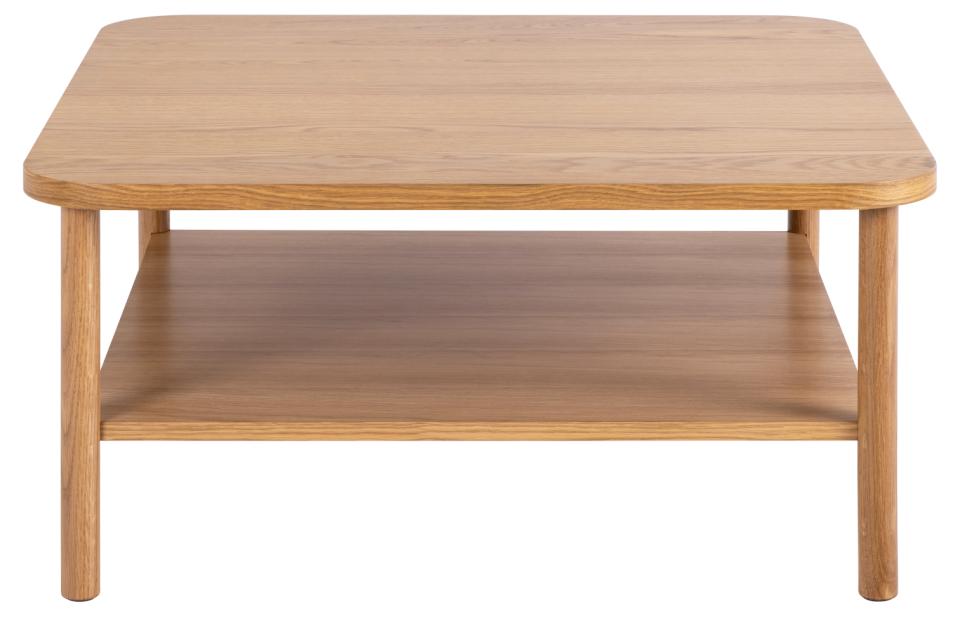 Banbury Square Oak Coffee Table Spacious 90cm With Shelf