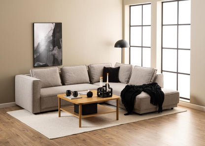 Banbury Square Oak Coffee Table Spacious 90cm With Shelf