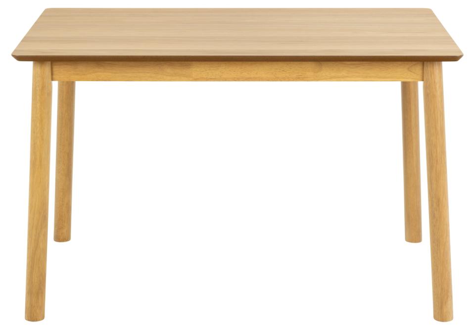 Barlow Oak Rectangle Dining Table, 6 Seats 120x80x75cm