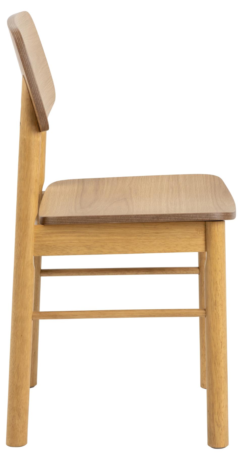 Barlow Oak Dining Chair Set Of 2 Comfortable Curved Wood Chairs IN STOCK NOW