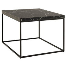 Load image into Gallery viewer, Barossa Marmo Coffee Table 60 x 60cm Black Marble Effect
