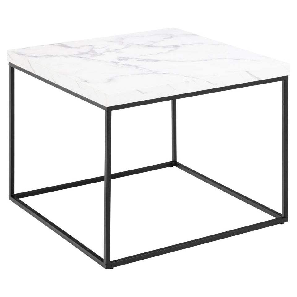 Barossa Marmo Coffee Table 60 x 60cm White Marble Effect