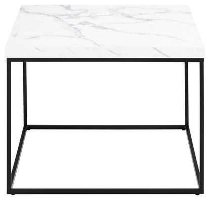 Barossa Marmo Coffee Table 60 x 60cm White Marble Effect