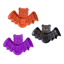 Load image into Gallery viewer, Bat Shaped Plastic Sweetie Tray Candy Dish for Halloween Parties or Trick or Treating
