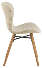 Load image into Gallery viewer, Beautiful Batilda Monza Cream Fabric Dining Chair, Set Of 2
