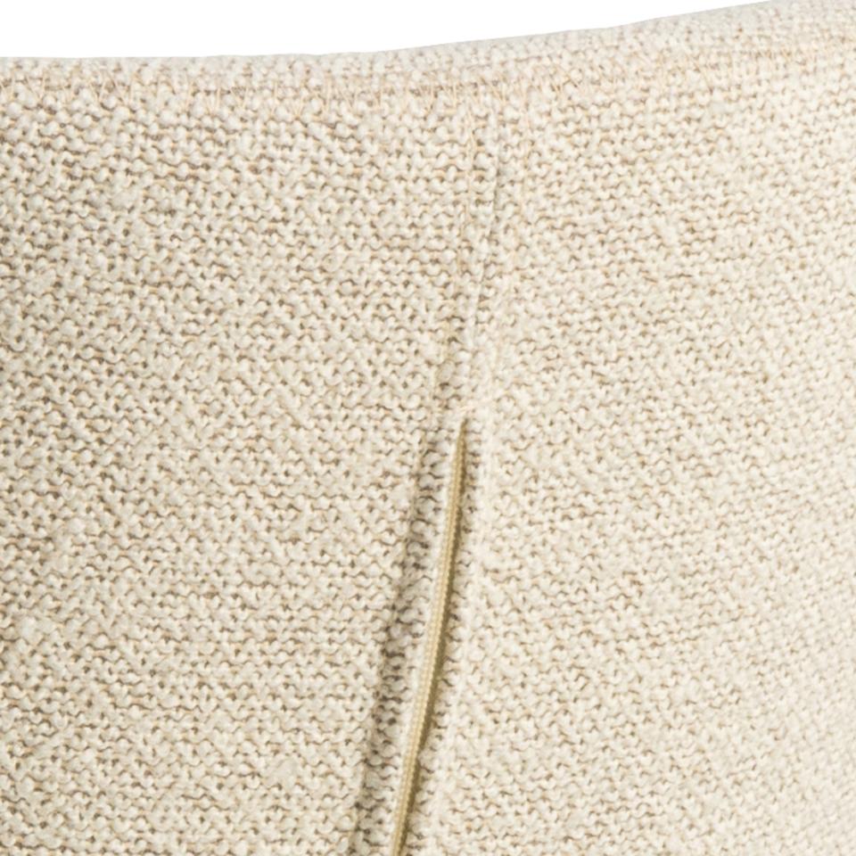 Batilda Comfort Cream Fabric Dining Chair With Metal Swivel Base, Set Of 2