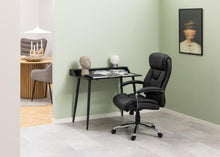 Load image into Gallery viewer, Benson Comfort Black Home Office Desk Chair With Brake Castors, Seat Adjustment, Swivel And Tilt
