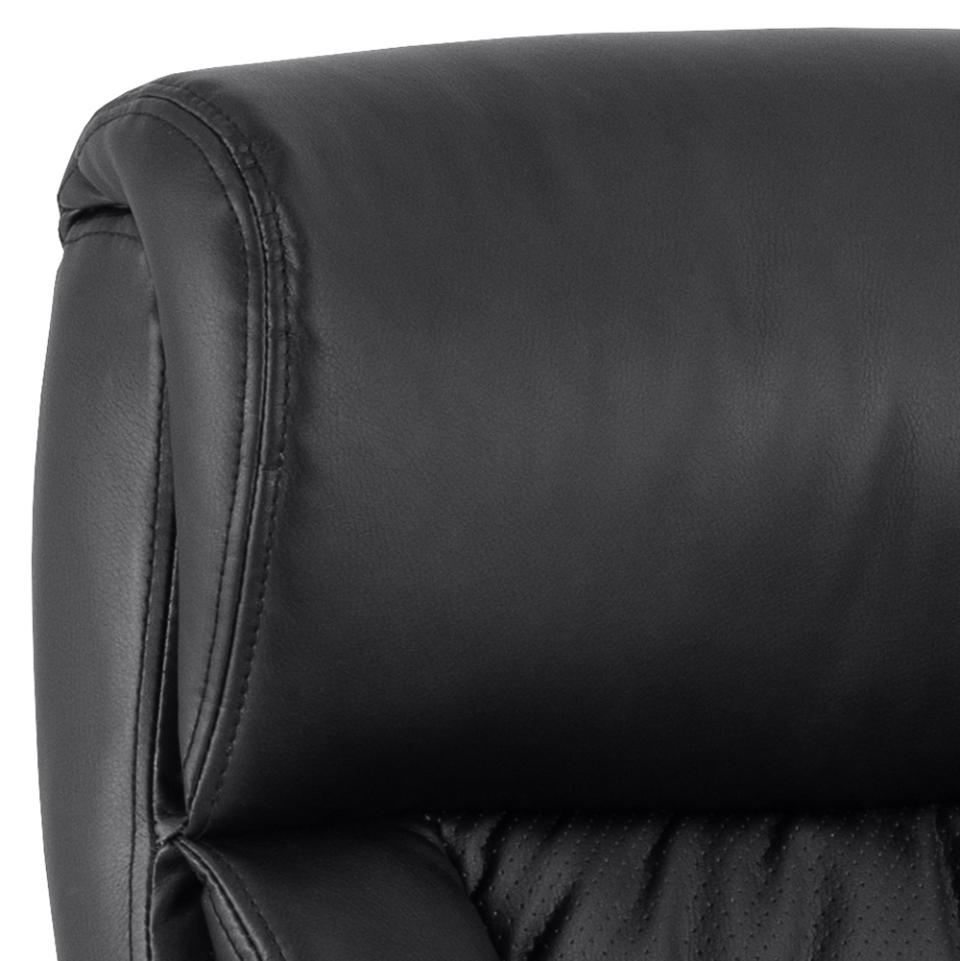 Benson Comfort Black Home Office Desk Chair With Brake Castors, Seat Adjustment, Swivel And Tilt