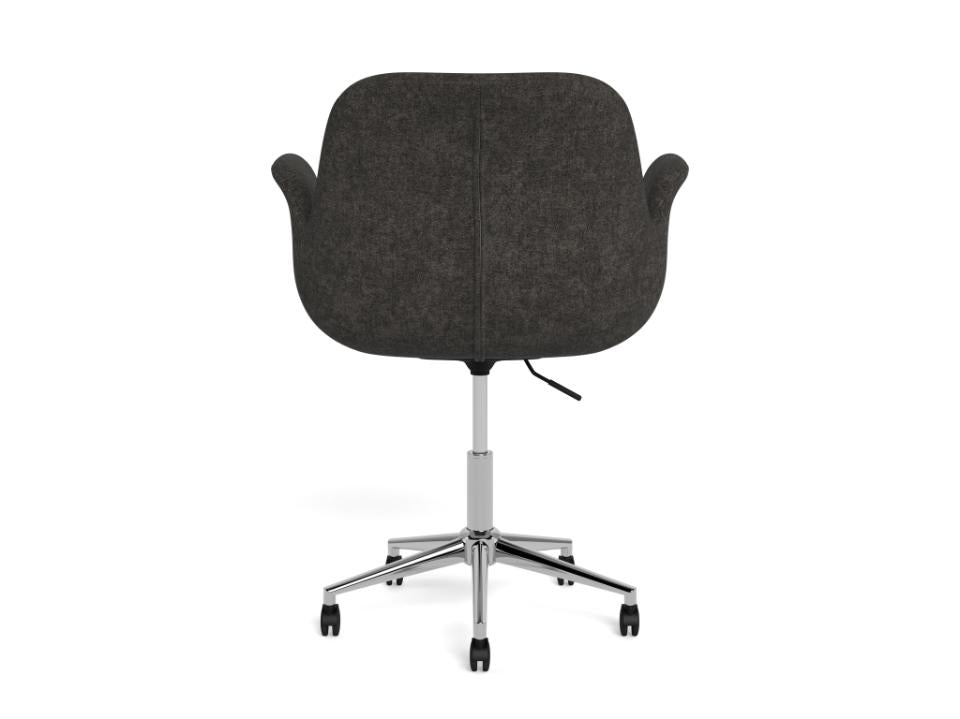 Beth Fabric Home Office Desk Chair With Brake Castors, Gas lift And Swivel