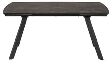 Load image into Gallery viewer, Blackburn Large Extending Dining Table With Ceramic Top And Metal Base 160 To 240cm
